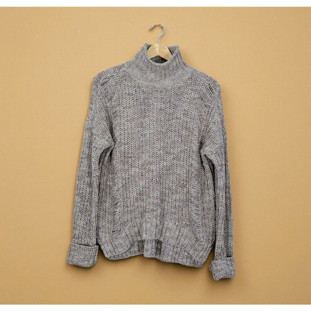 Express Brown Turtleneck Knit Sweater M